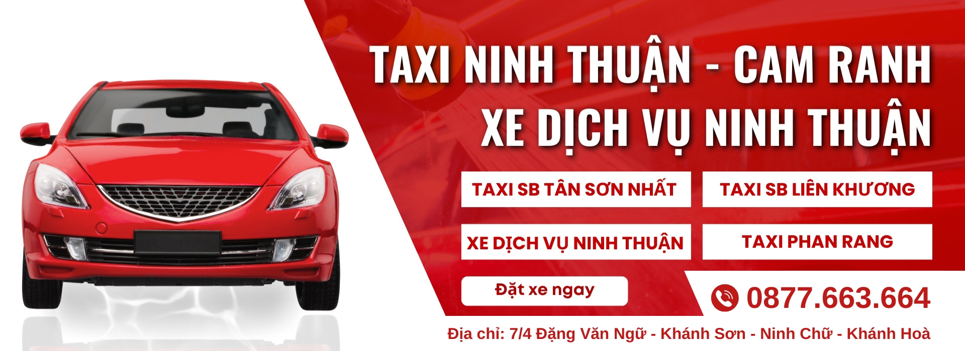 taxi ninh thuận Thành Linh chuyên chạy dịch vụ taxi Ninh Thuận Sân Bay Cam Ranh