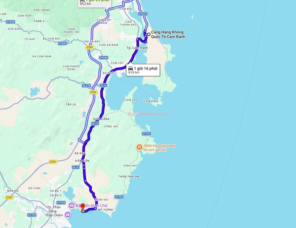 khoảng cách sân bay Cam Ranh đến Ninh Hải dài hơn 60km khoảng cách sân bay Cam Ranh đến Ninh Hải dài hơn 60km