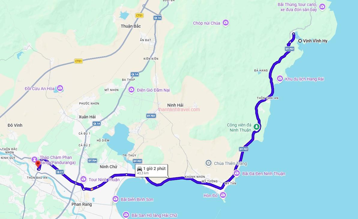 khoảng cách từ ga Tháp Chàm đến Vĩnh Hy dài hơn 40km khoảng cách từ ga Tháp Chàm đến Vĩnh Hy dài hơn 40km