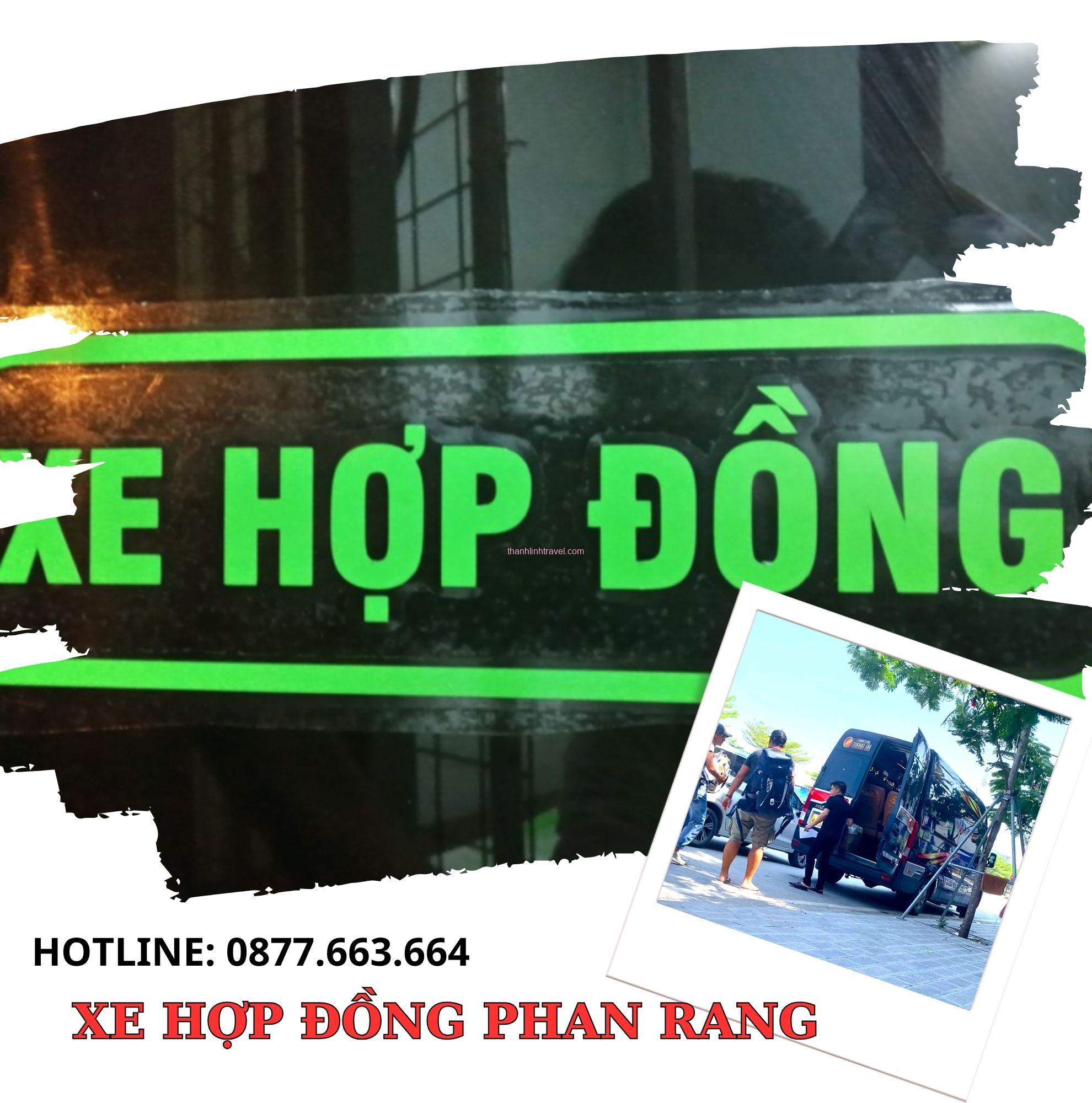 dịch vụ xe hợp đồng Phan Rang giá rẻ đưa đón đúng giờ tận nơi