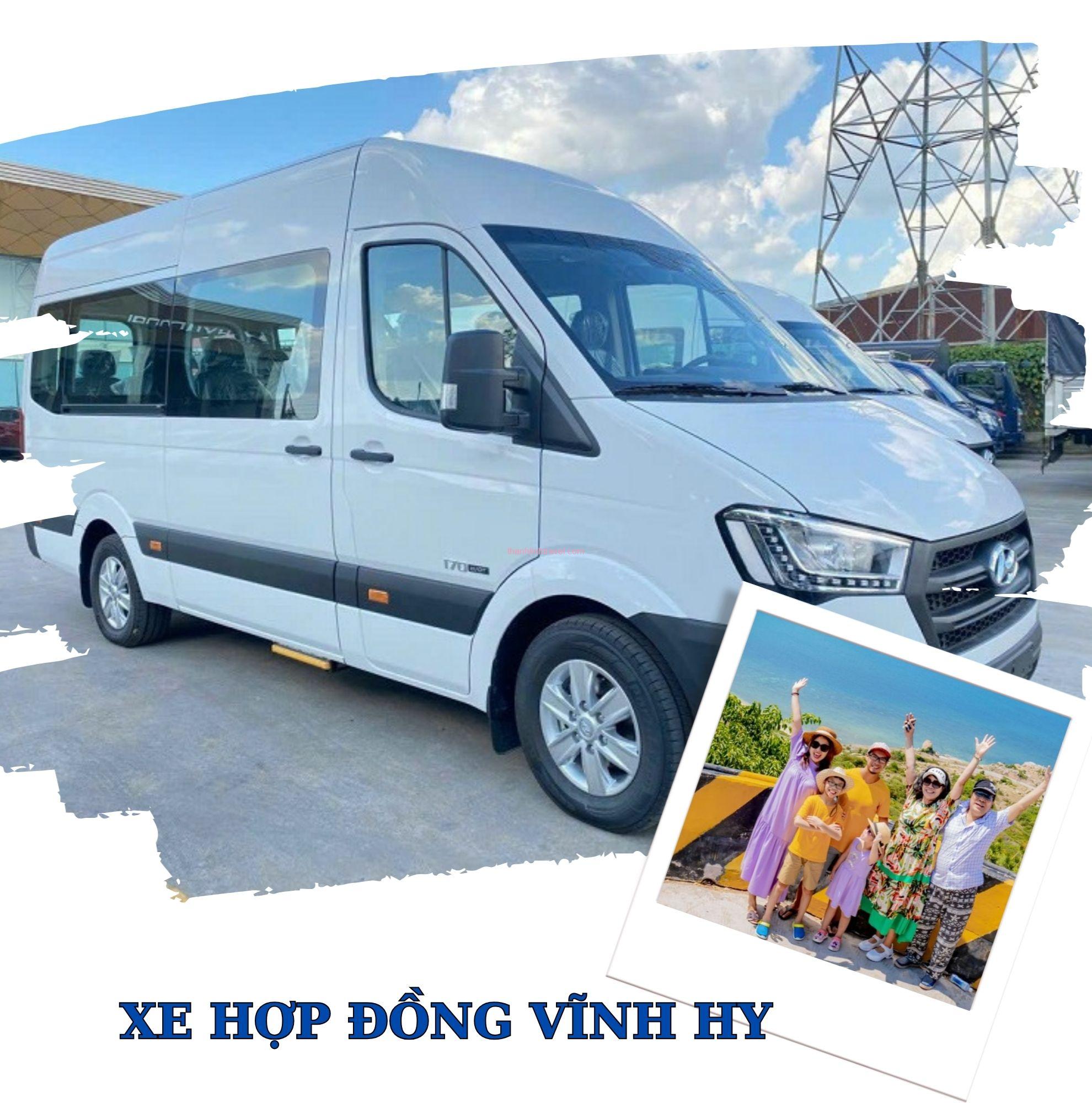 xe hợp đồng vĩnh hy Dòng xe 16 chỗ Solati hiện đại phục vụ đoàn khách đi Vĩnh Hy