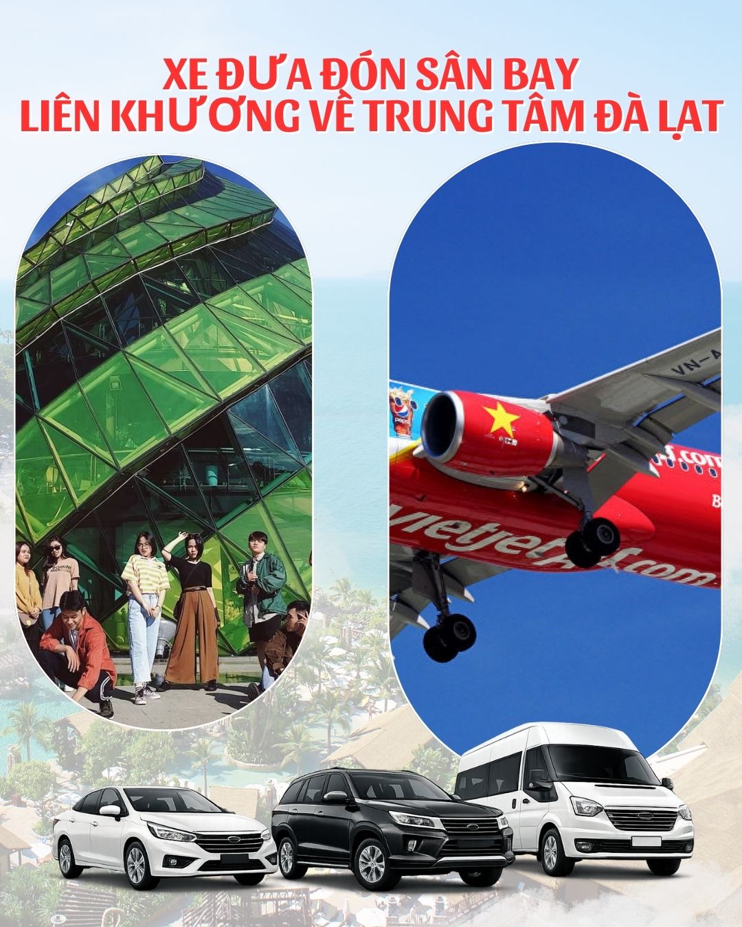 Xe đưa đón sân bay Liên Khương về trung tâm Đà Lạt uy tín của Thành Linh Travel Xe đưa đón sân bay Liên Khương về trung tâm Đà Lạt uy tín của Thành Linh Travel