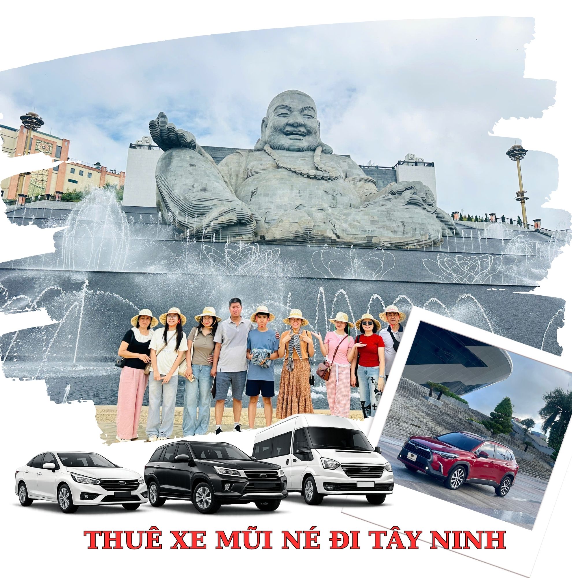 Dịch vụ thuê xe 2 chiều Mũi Né Tây Ninh phục vụ tour hành hương gia đình 2 ngày 1 đêm Dịch vụ thuê xe 2 chiều Mũi Né Tây Ninh phục vụ tour hành hương gia đình 2 ngày 1 đêm