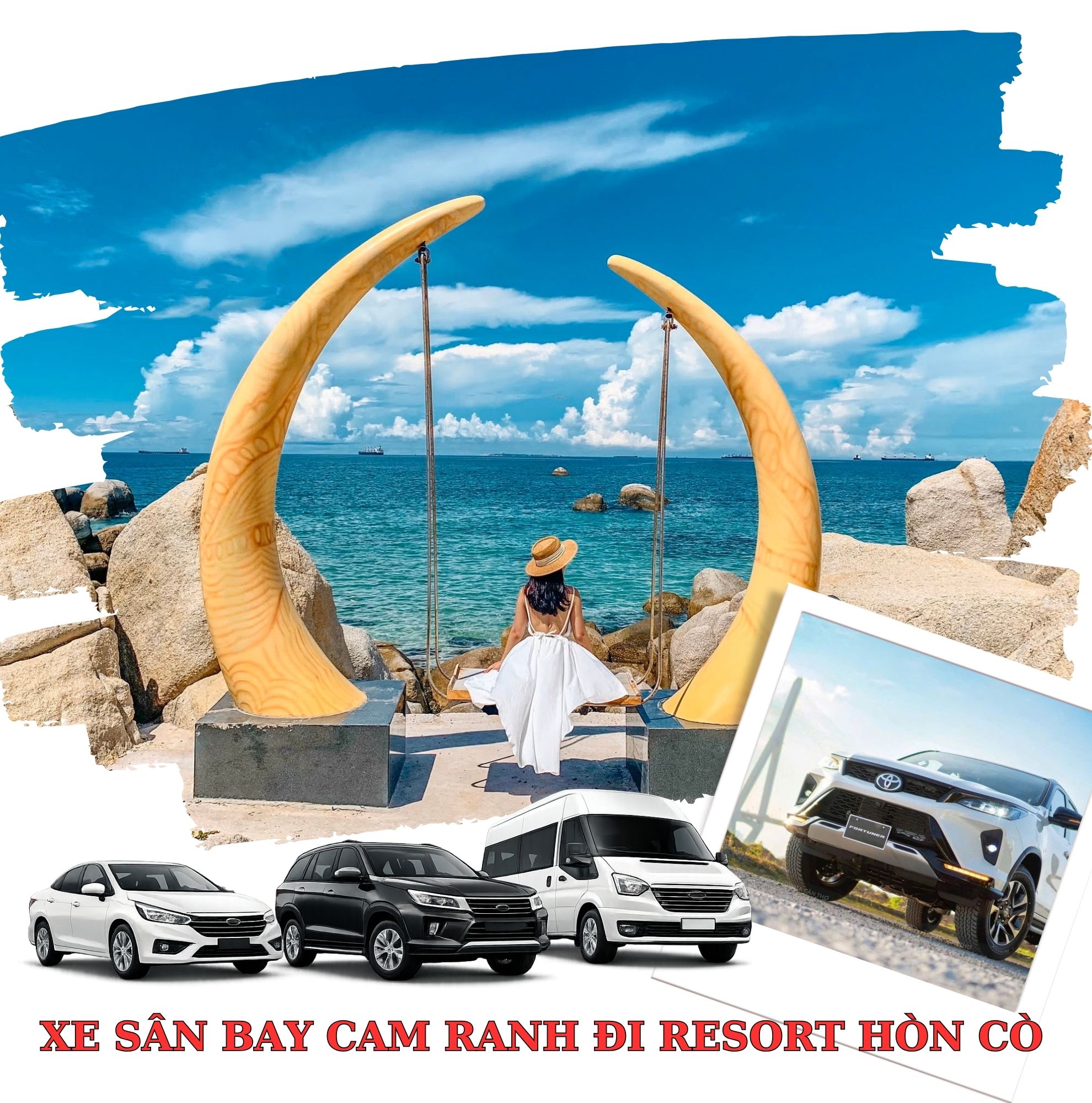 Dịch vụ xe sân bay Cam Ranh đi Resort Hòn Cò Thành Linh Travel