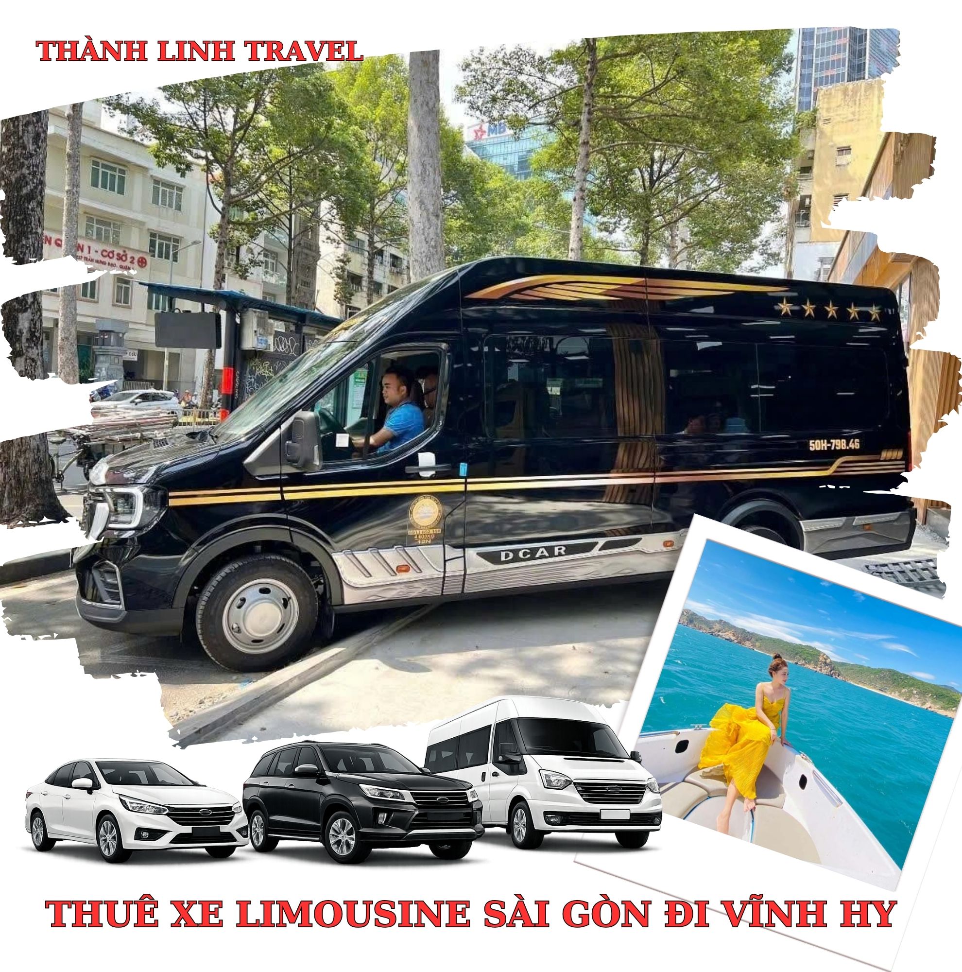 Dịch vụ thuê xe limousine riêng từ Sài Gòn đi Vịnh Vĩnh Hy