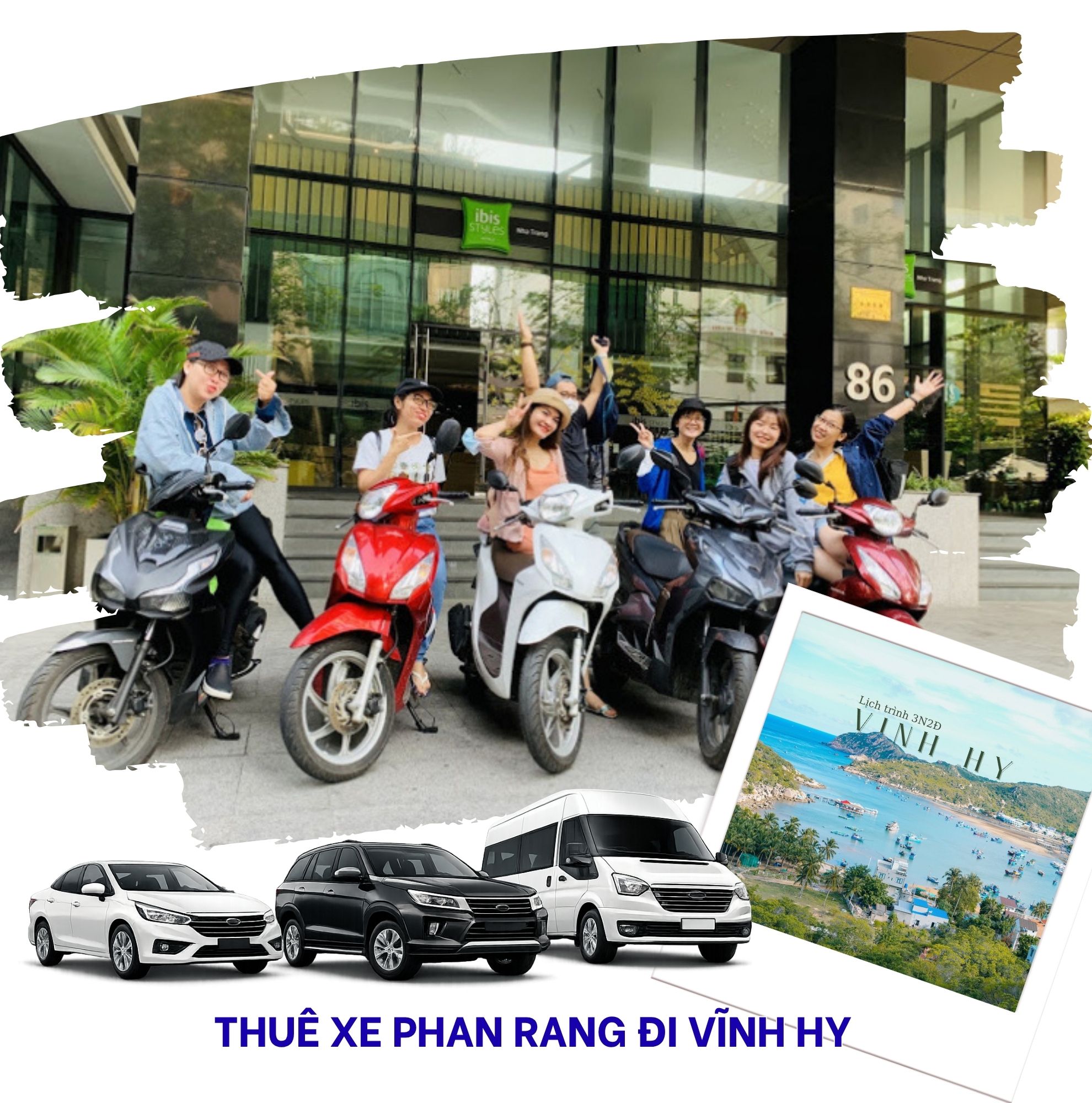 Thuê xe máy tại Phan Rang tự lái đi Vĩnh Hy Thuê xe máy tại Phan Rang tự lái đi Vĩnh Hy