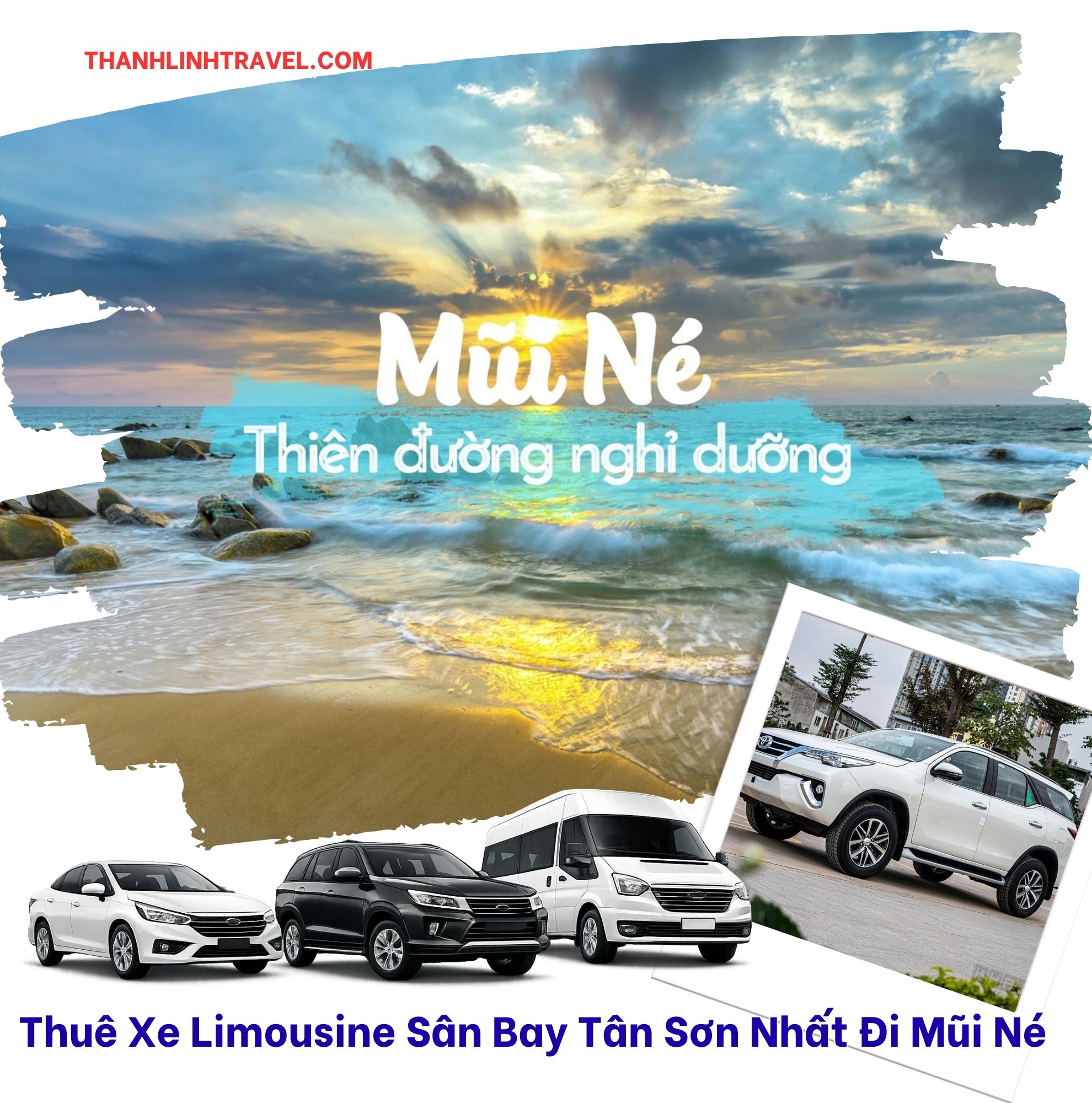 Thuê xe limousine Tân Sơn Nhất đi Mũi Né đón tận nơi