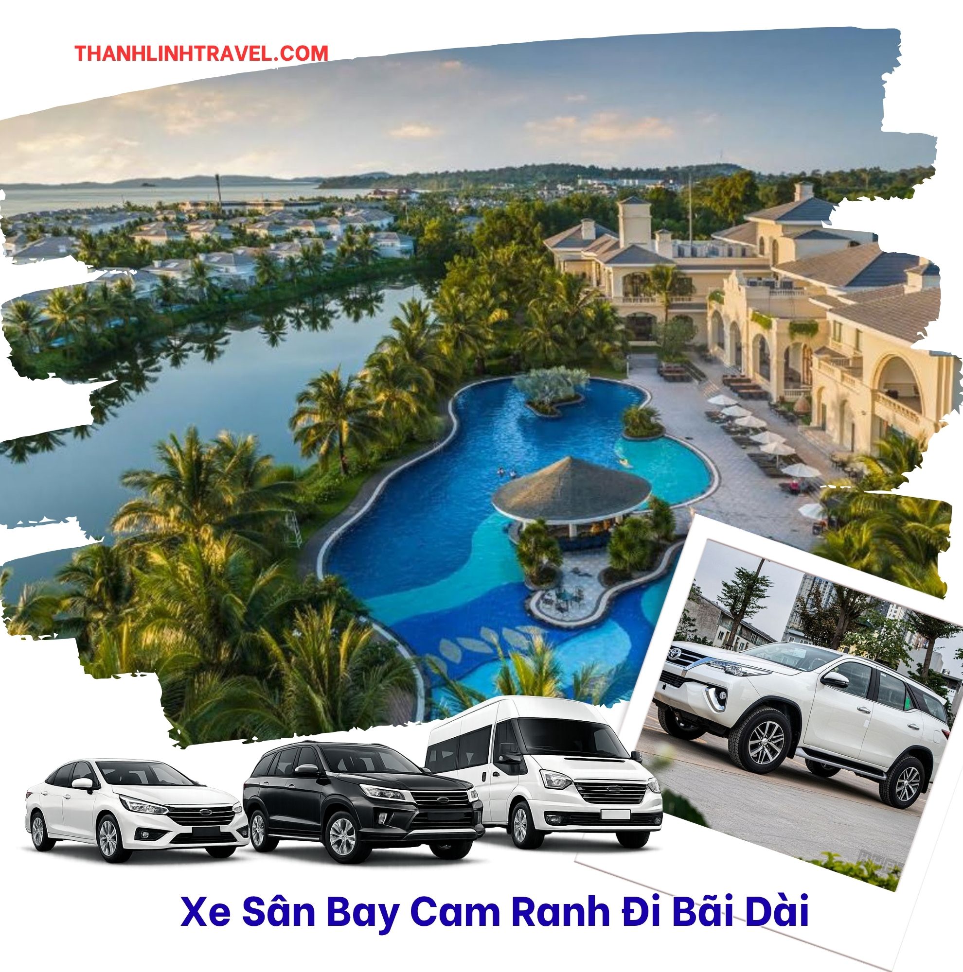 dịch vụ xe sân bay Cam Ranh đi Bãi Dài đưa đón tận nơi