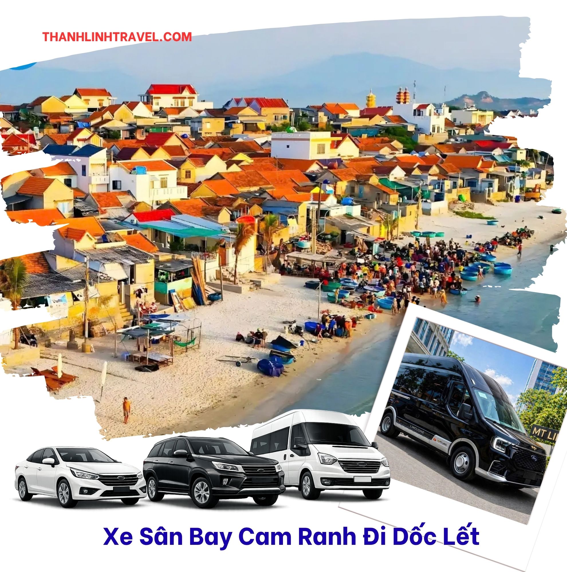 Xe 16 chỗ phục vụ đoàn khách tuyến sân bay Cam Ranh Dốc Lết Xe 16 chỗ phục vụ đoàn khách tuyến sân bay Cam Ranh Dốc Lết