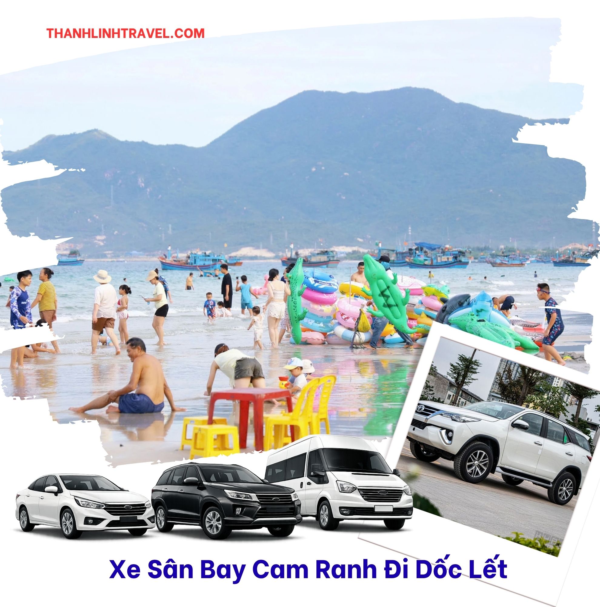 Xe 7 chỗ đón khách gia đình từ sân bay Cam Ranh về Dốc Lết Xe 7 chỗ đón khách gia đình từ sân bay Cam Ranh về Dốc Lết