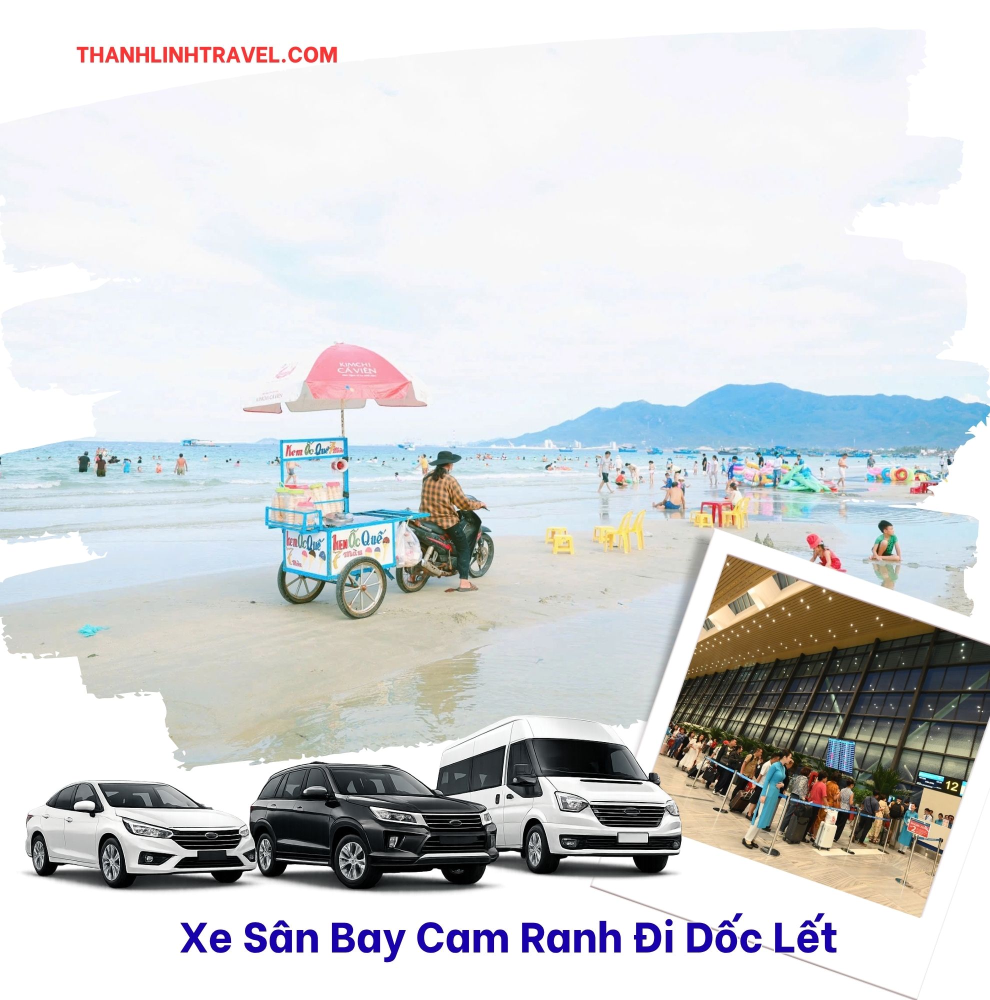 Bãi biển Dốc Lết Ninh Hòa cát trắng nước trong xanh Bãi biển Dốc Lết Ninh Hòa cát trắng nước trong xanh